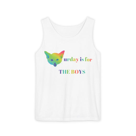 Caturday is for THE BOYS Tank